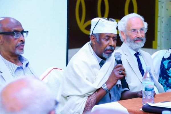 Professor Eid Ali Ahmed, Professor Abdi  and Richard Sills