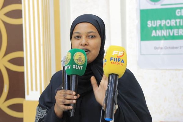 Dr Neama speaking at the event